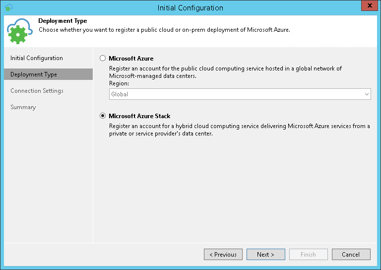 Adding Microsoft Azure Stack Accounts