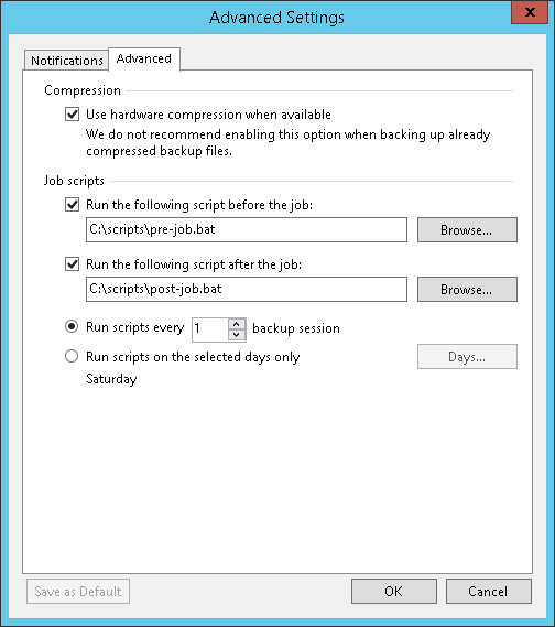 Advanced Settings