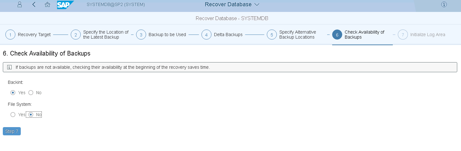 Recovering SYSTEMDB with SAP HANA Cockpit