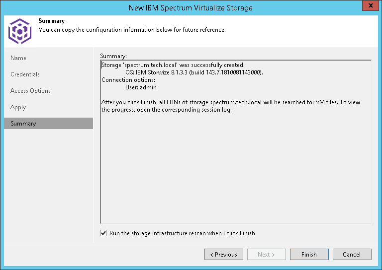 Step 6. Finish Working with Wizard