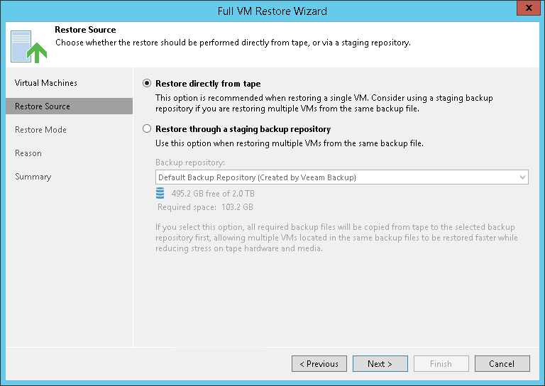 Step 4. Choose Restore Source