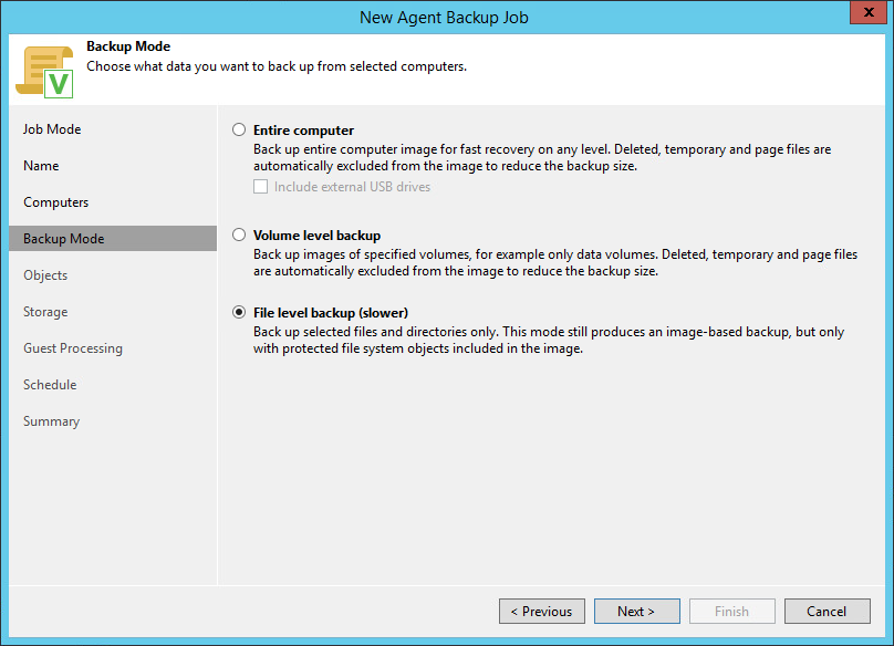 Appendix D. Using Filters in Backup Jobs for Windows Computers