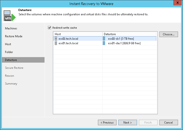 Step 6. Select Destination for Virtual Disk Updates