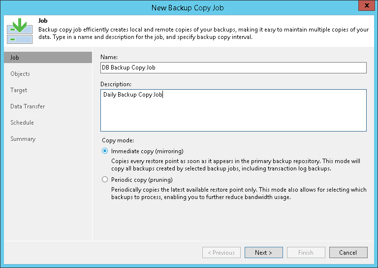 Backup Copy