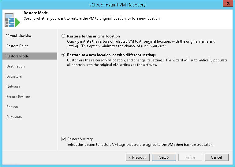 Step 3. Select Restore Mode