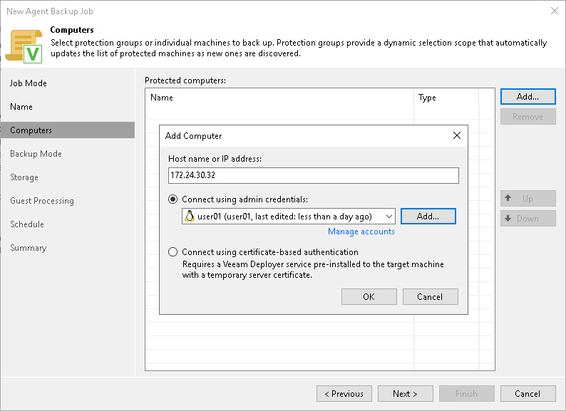 Step 4. Select Computers to Back Up