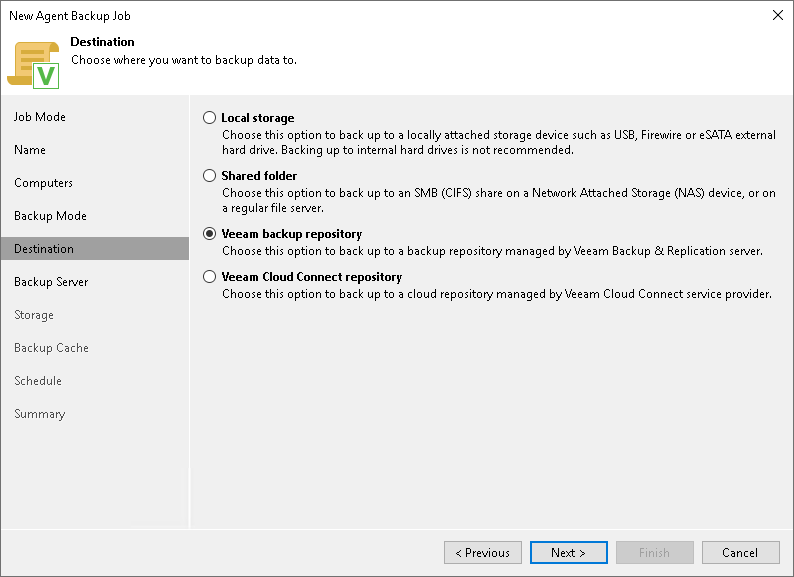 Step 7. Select Backup Destination
