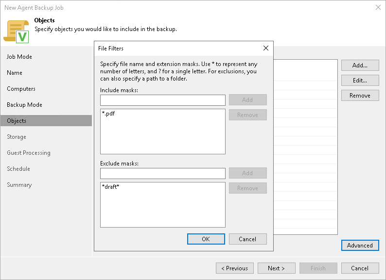 Specifying Directories to Back Up
