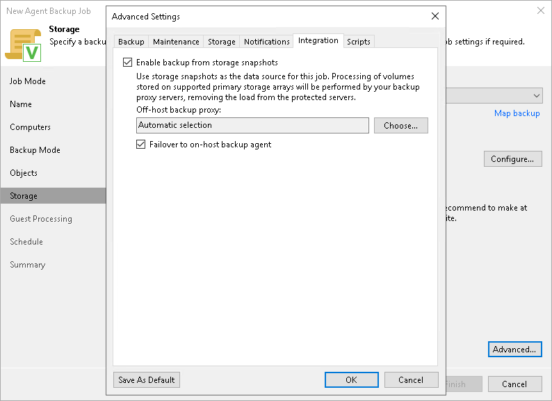 Specify Integration Settings Integration Settings