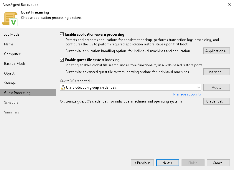 Step 11. Specify Guest Processing Settings