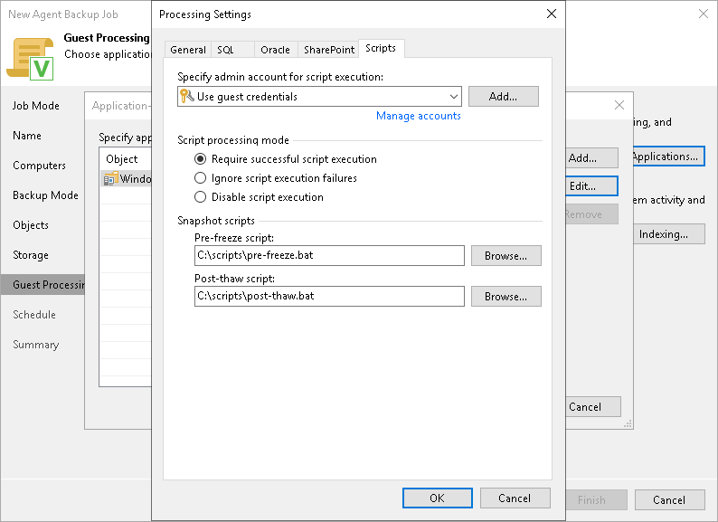 Pre-Freeze and Post-Thaw Scripts