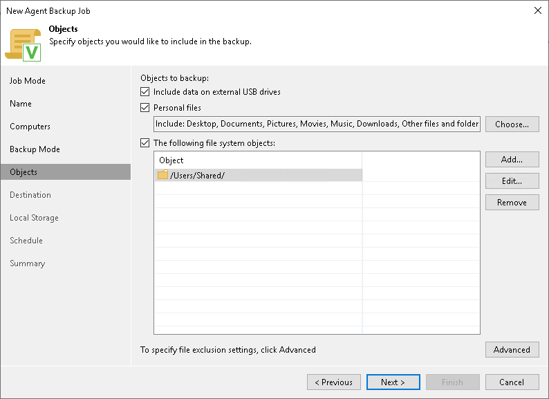Step 6. Specify Backup Scope Settings