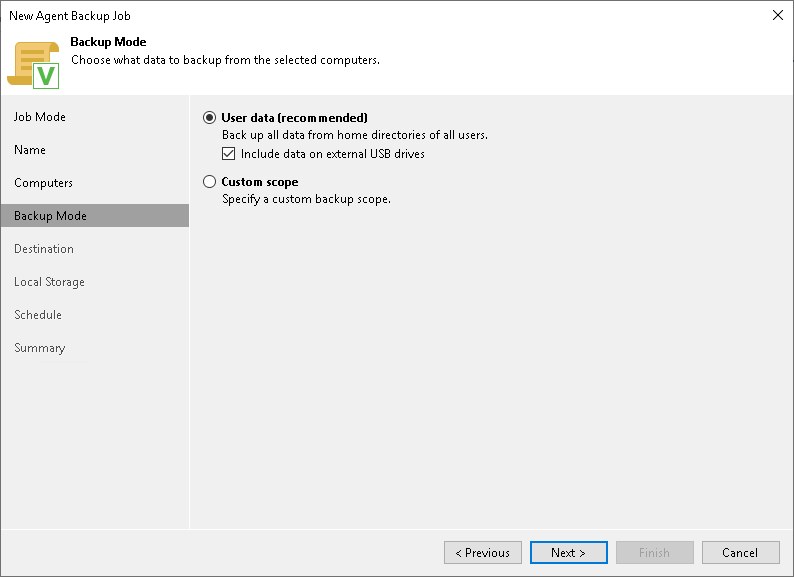 Step 5. Select Backup Mode