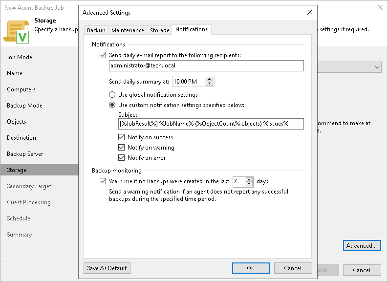 Notification Settings