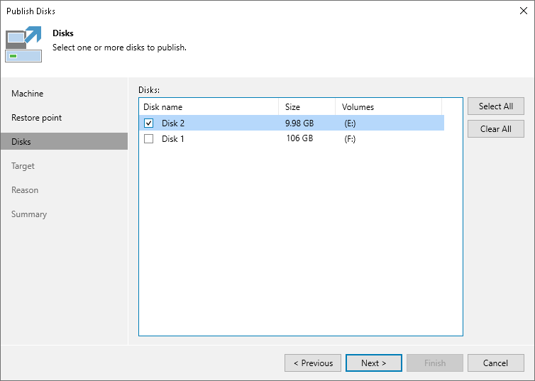 Step 4. Select Disks