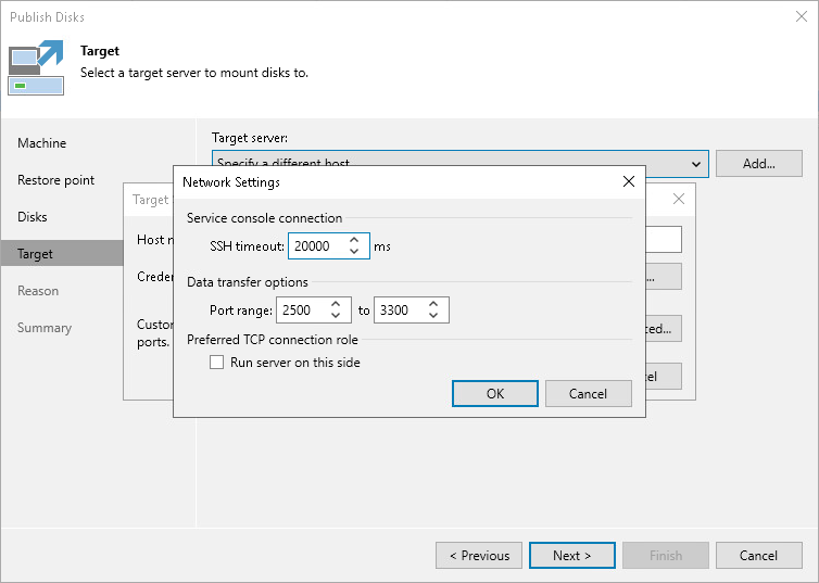 Step 5. Select Target Server