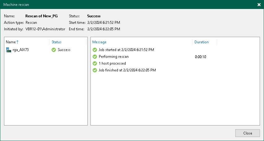 How to Move Unix Computers to Protection Group for Individual Computers