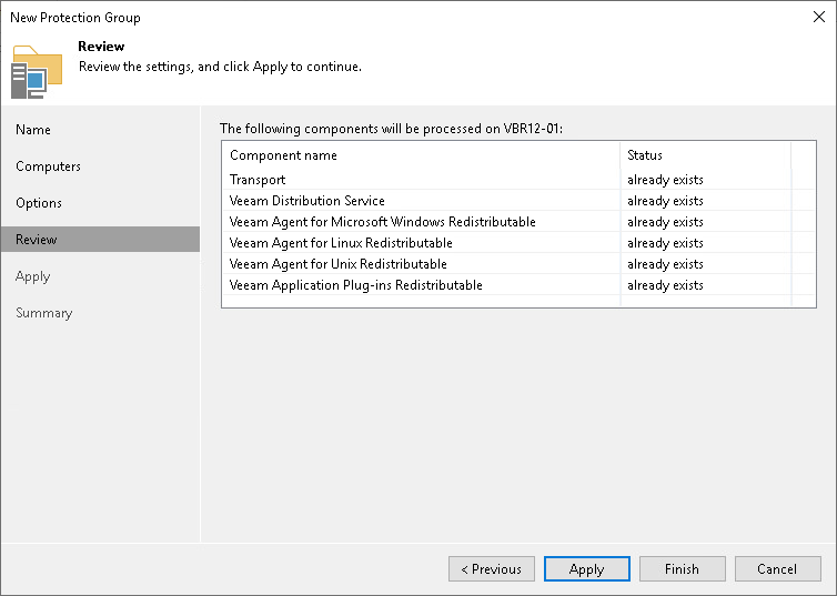 How to Move Unix Computers to Protection Group for Individual Computers
