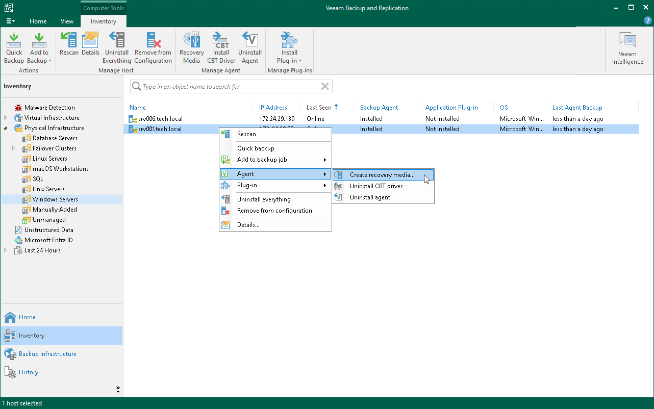 Create Recovery Media