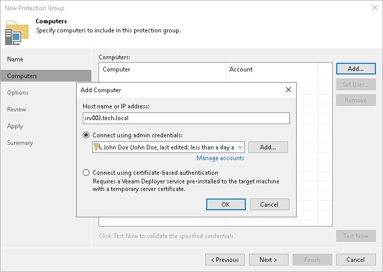 Specify Computers Step 3. Specify Computers