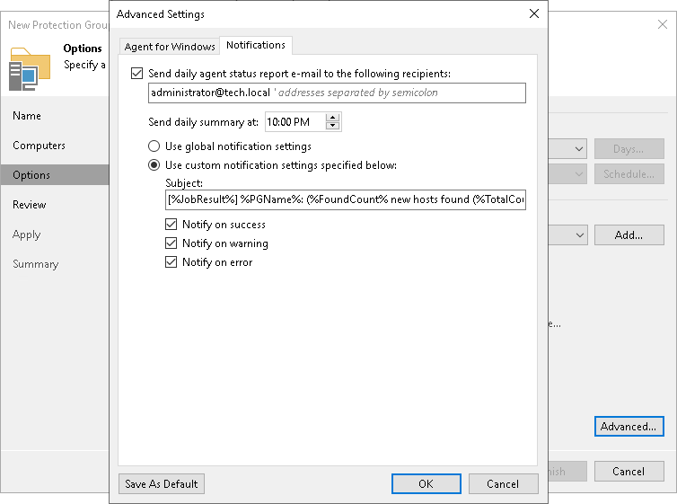 Notification Settings