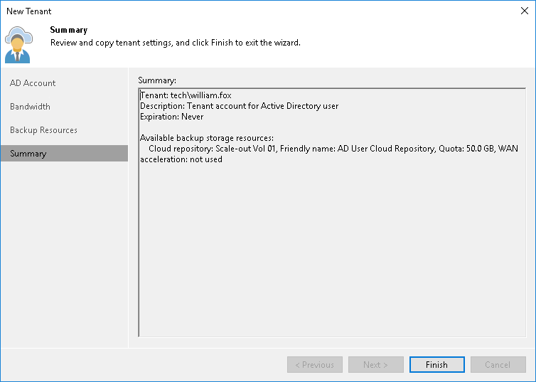 Step 5. Finish Working with Wizard