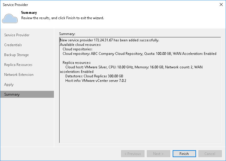 Step 8. Finish Working with Wizard