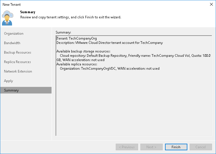 Step 8. Finish Working with Wizard