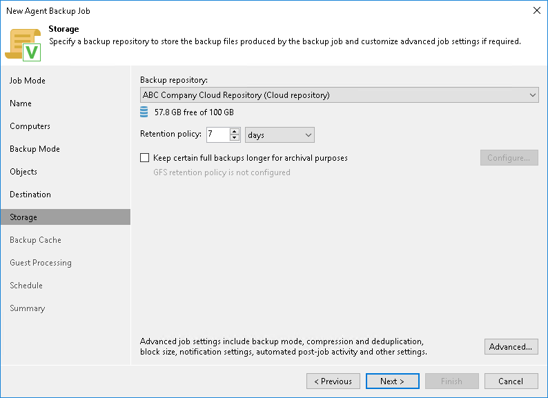 Creating Veeam Agent Backup Jobs