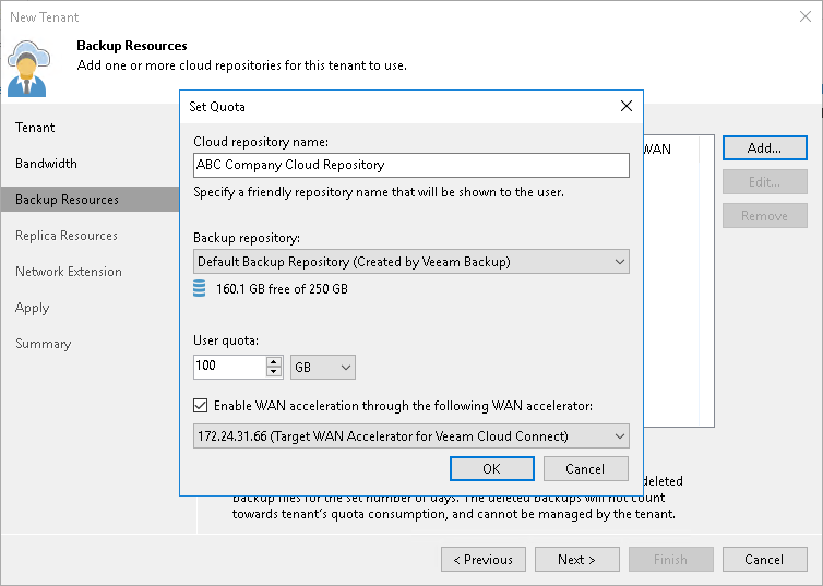 Configuring Target WAN Accelerators