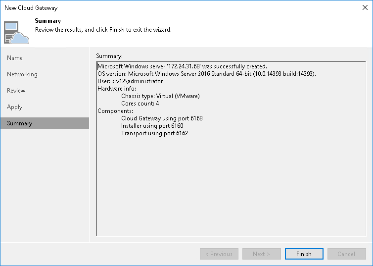 Step 6. Finish Working with Wizard