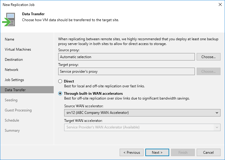 Creating Replication Jobs