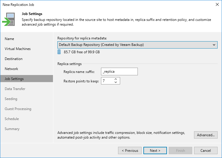 Creating Replication Jobs