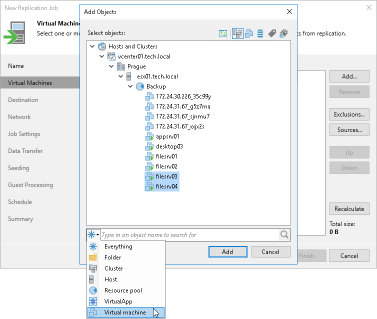 Creating Replication Jobs