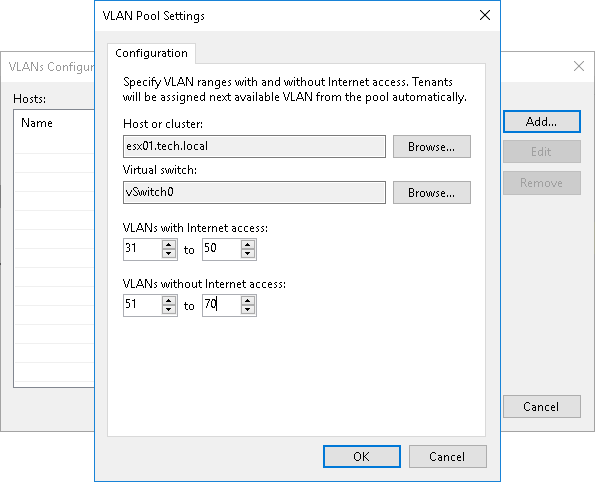 Managing VLANs