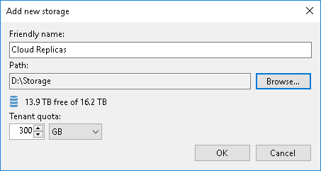 Step 4. Specify Storage Settings