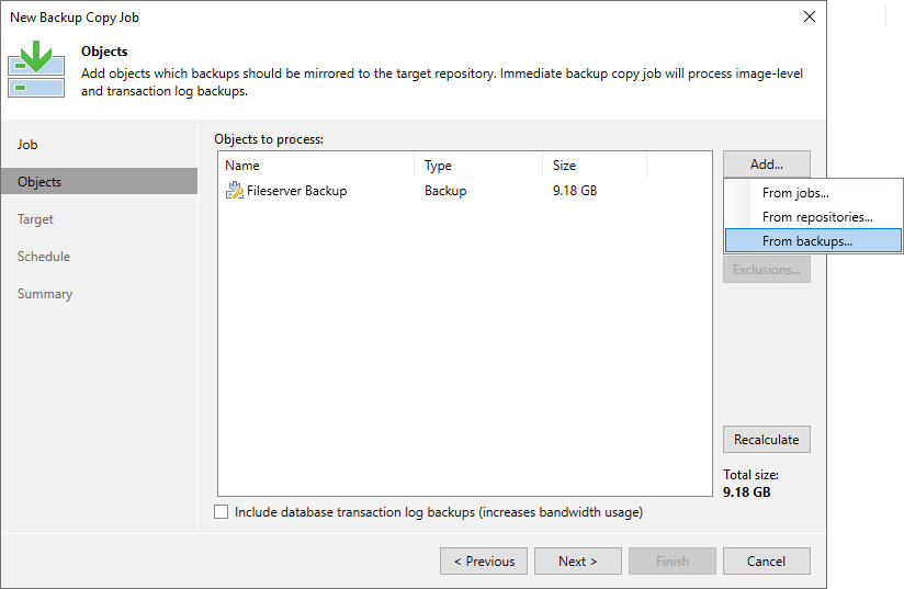 Support for Veeam Backup for Public Clouds