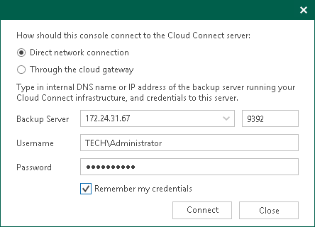 Step 2. Specify Backup Server Settings