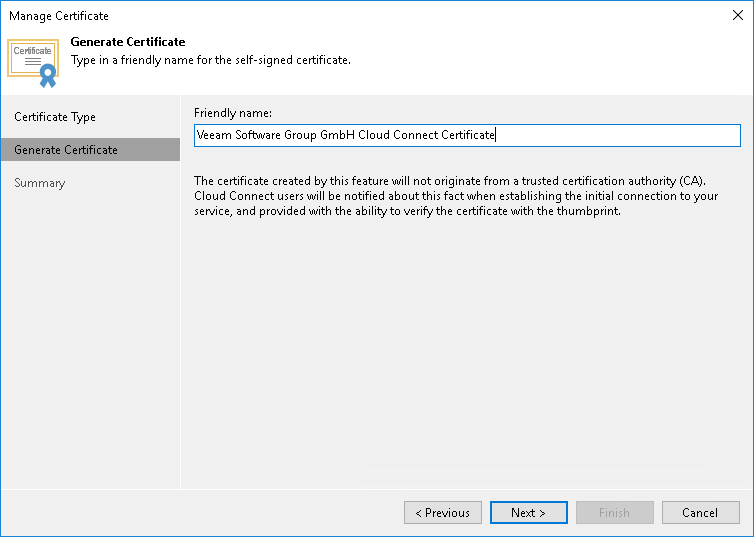 Generating Self-Signed Certificates