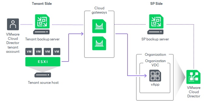 VMware Cloud Director Tenant Account