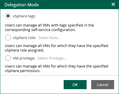 Configuring Delegation Mode