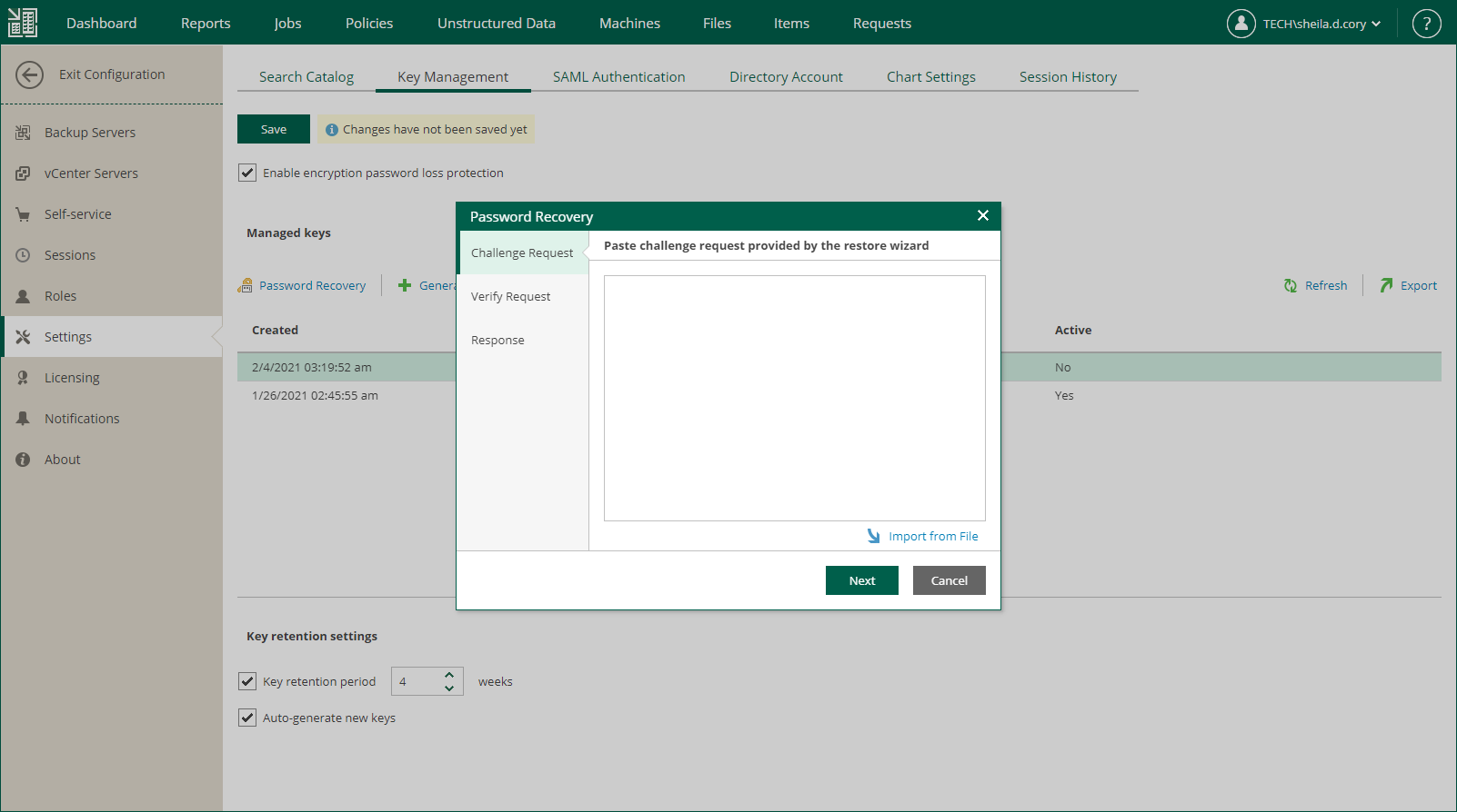 Handling Password Recovery Requests
