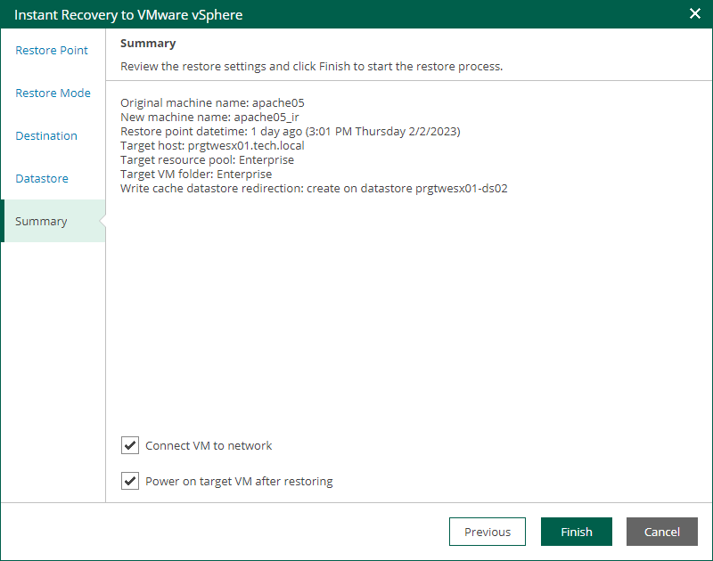 Finishing Working with Wizard