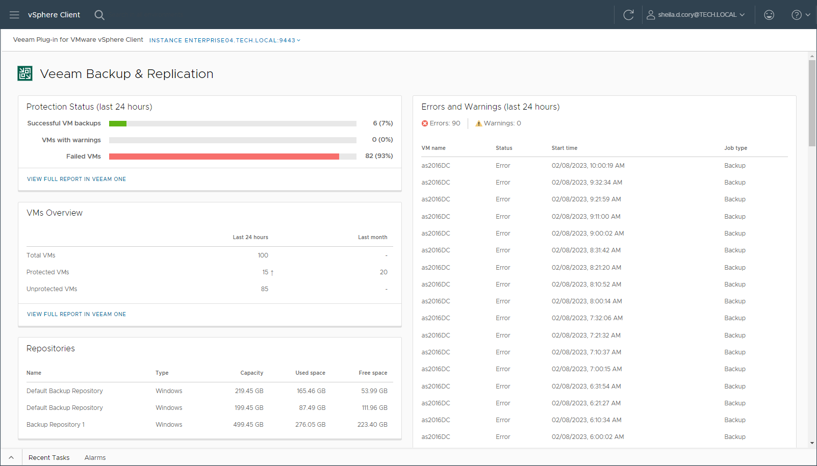 Examining Backup Infrastructure