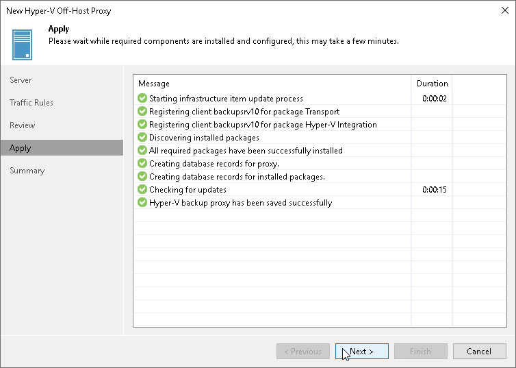 Step 5. Finish Working with Wizard
