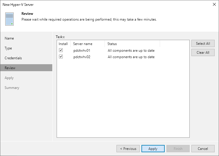 Step 5. Review Components