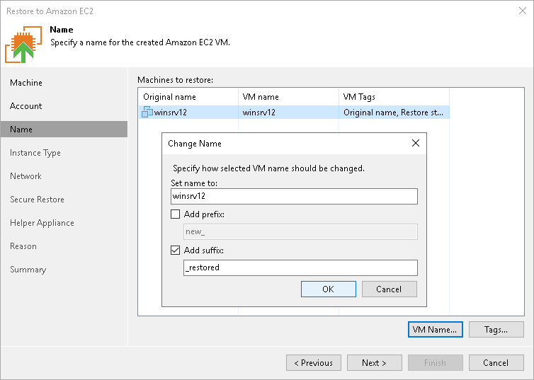 Step 4. Specify Name and Tags