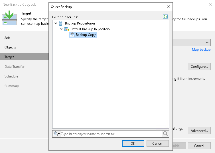 Mapping Backup Copy Jobs