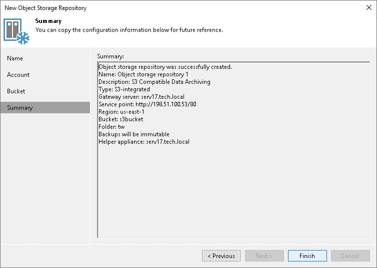 Step 8. Finish Working with Wizard