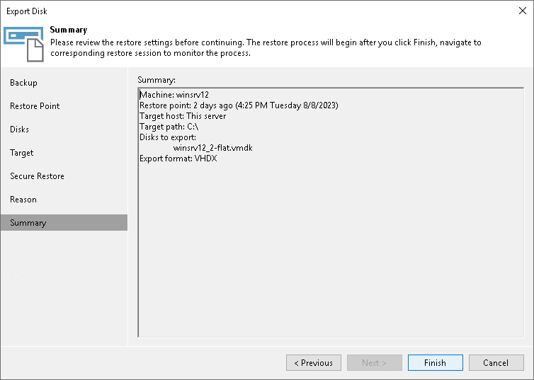 Step 8. Finish Working with Wizard